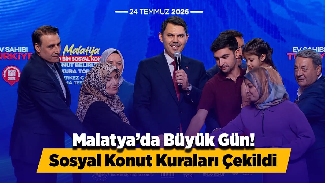 Malatya'da Kura Çekimi ve Açılışlar Aynı Programda Gerçekleşti!