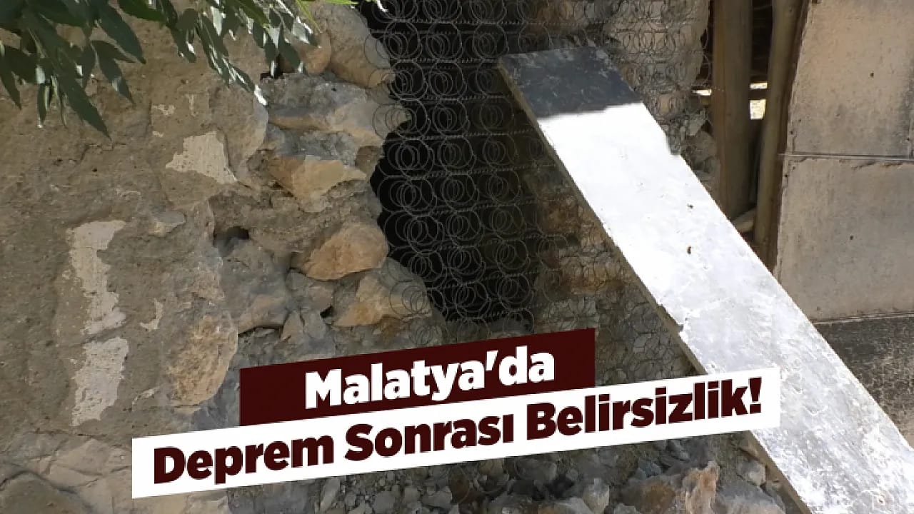 Malatya'da Ağır Hasarlı Ev İçin Bekleyiş Sürüyor! Vatandaş Çözüm İstiyor