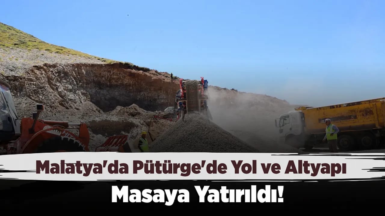 Başkan Sami Er Pütürge'de Gelecek Yatırımları Anlattı