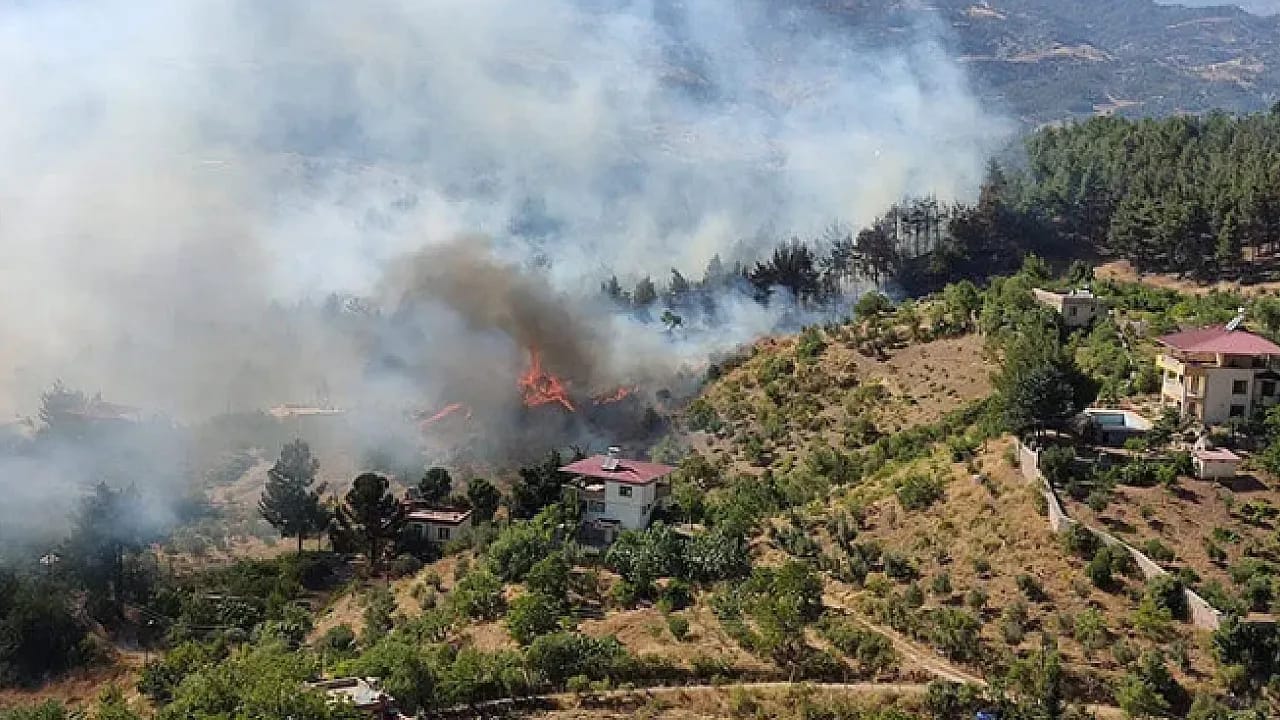 Kahramanmaraş'ta Peş Peşe Çıkan Yangınlar Kontrol Altına Alındı!