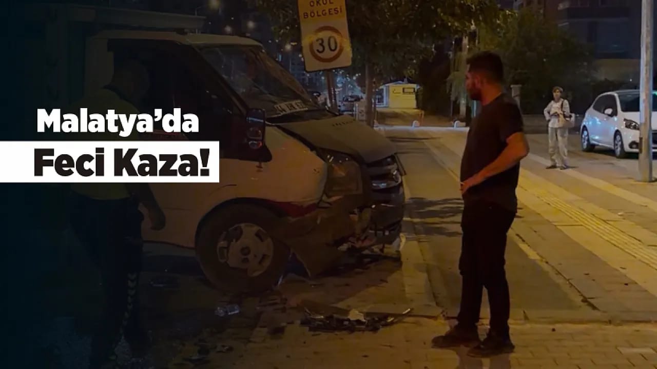 Malatya'da Pikap ile Otomobil Çarpıştı