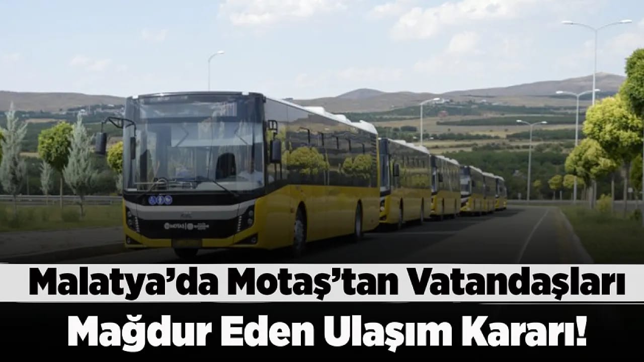 Manas Evleri'nden MOTAŞ'ın Hat Değişikliğine Tepki: Bu Karardan Dönün