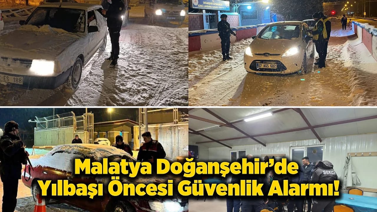 İlçe Emniyet ve Jandarma'dan Ortak Denetim!