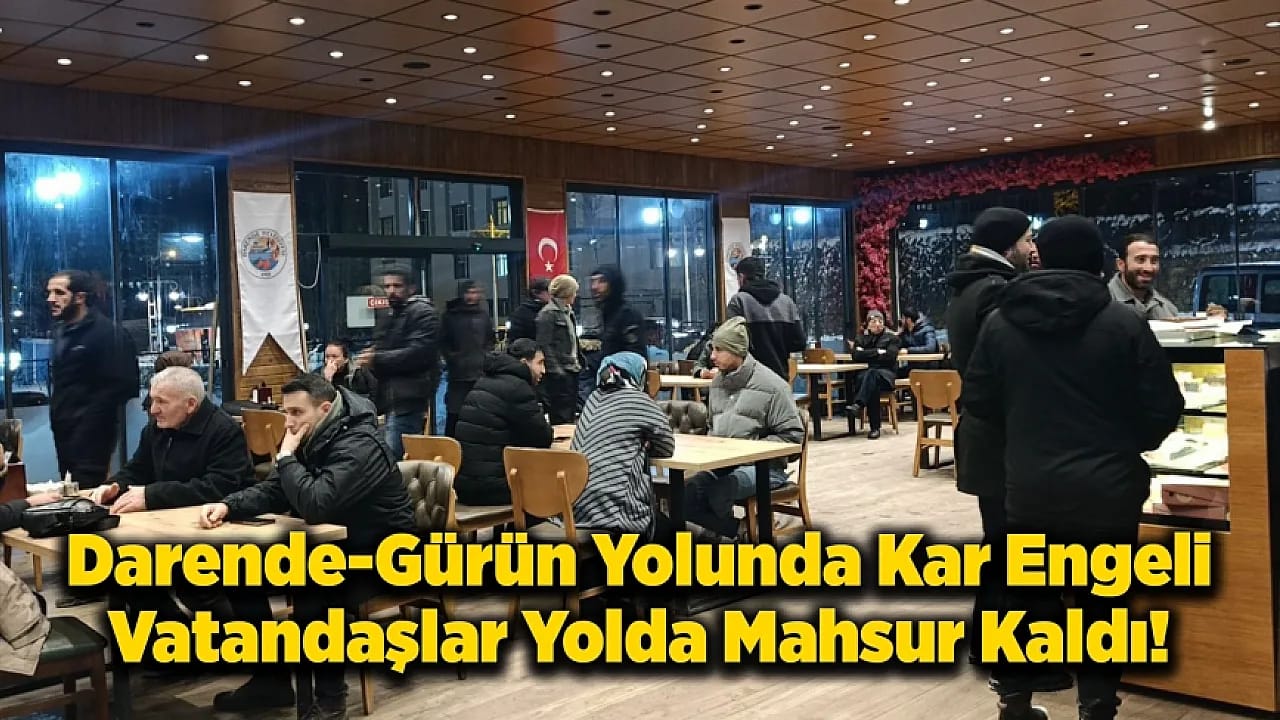 Malatya'da Yolda Kalan Vatandaşlara Barınma ve İkram Desteği