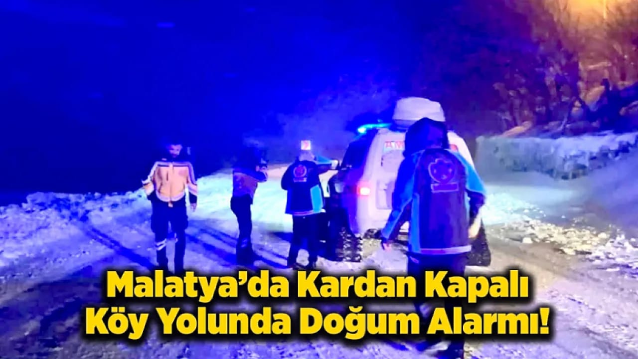 Kar Yolu Kapattı, Doğum Sancıları Başladı
