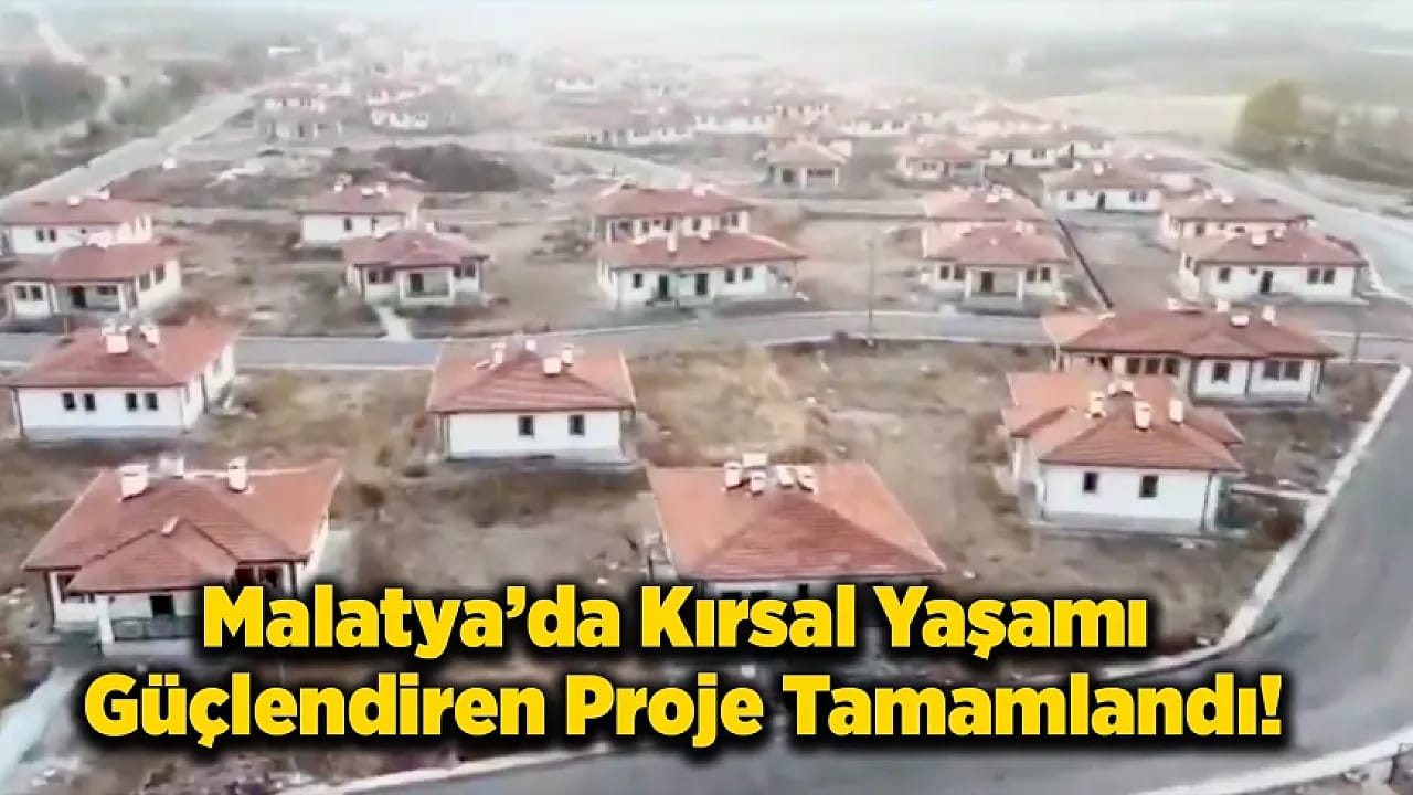 Akçadağ'da Kırsal Konutlarn Anahtarları Teslim Ediliyor