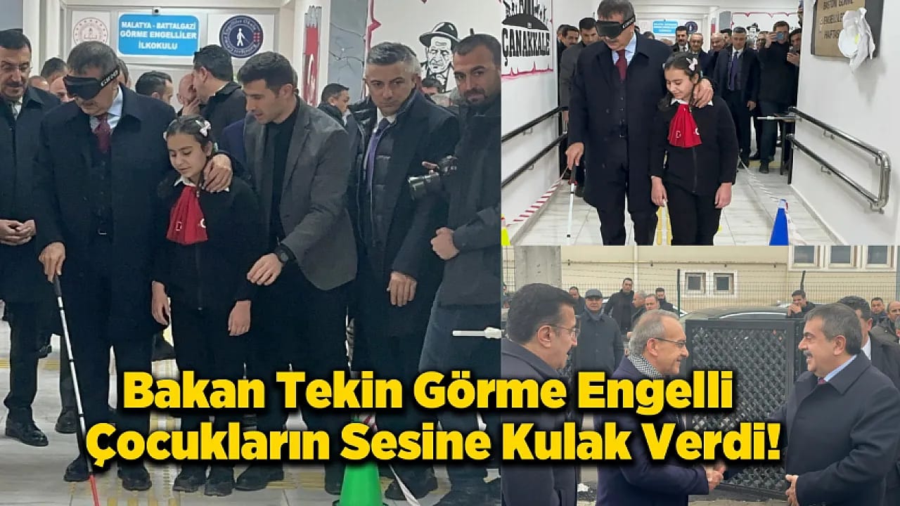Millî Eğitim Bakanı Yusuf Tekin Malatya'da