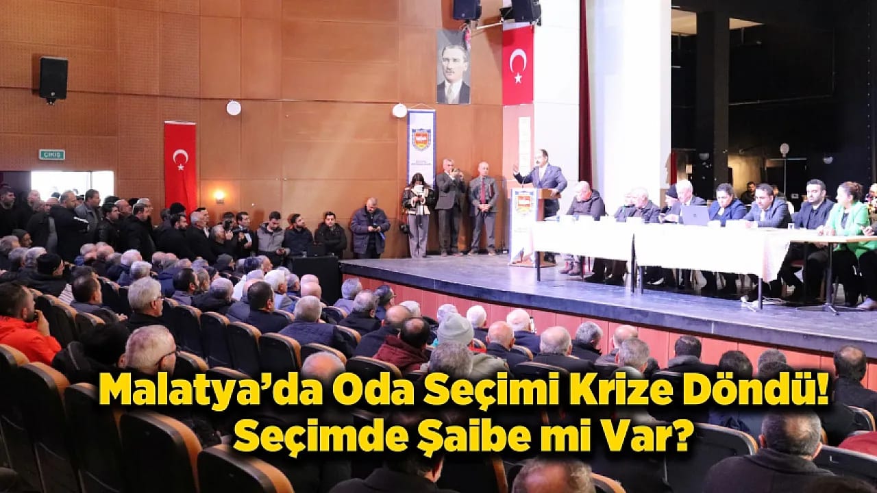 4 Oy Fark, Büyük Tartışma: Malatya Şoförler Odası Seçiminde Şaibe İddiaları!