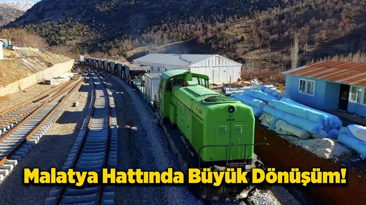 Malatya Hattı Rayına Oturdu! TCDD'den Dev Yatırım Hamlesi