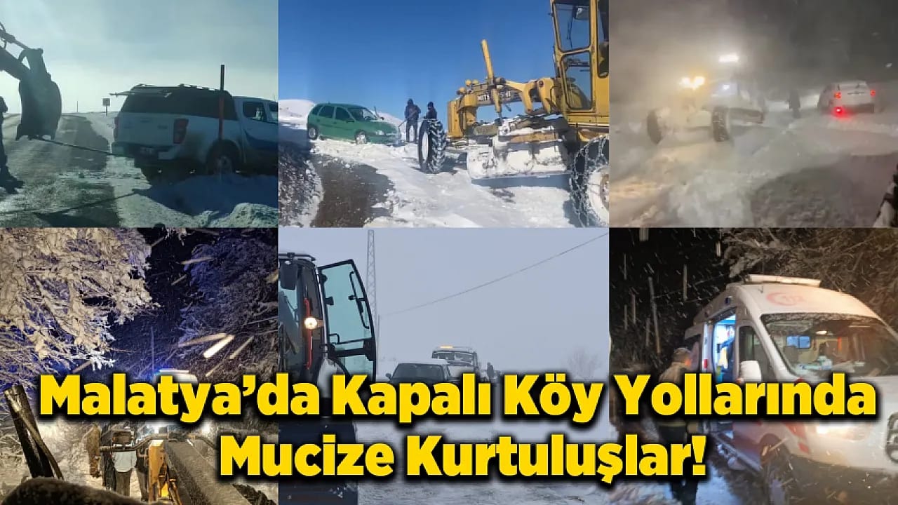 Malatya Kırsalında Mahsur Kalan Herkese Ulaşıldı!