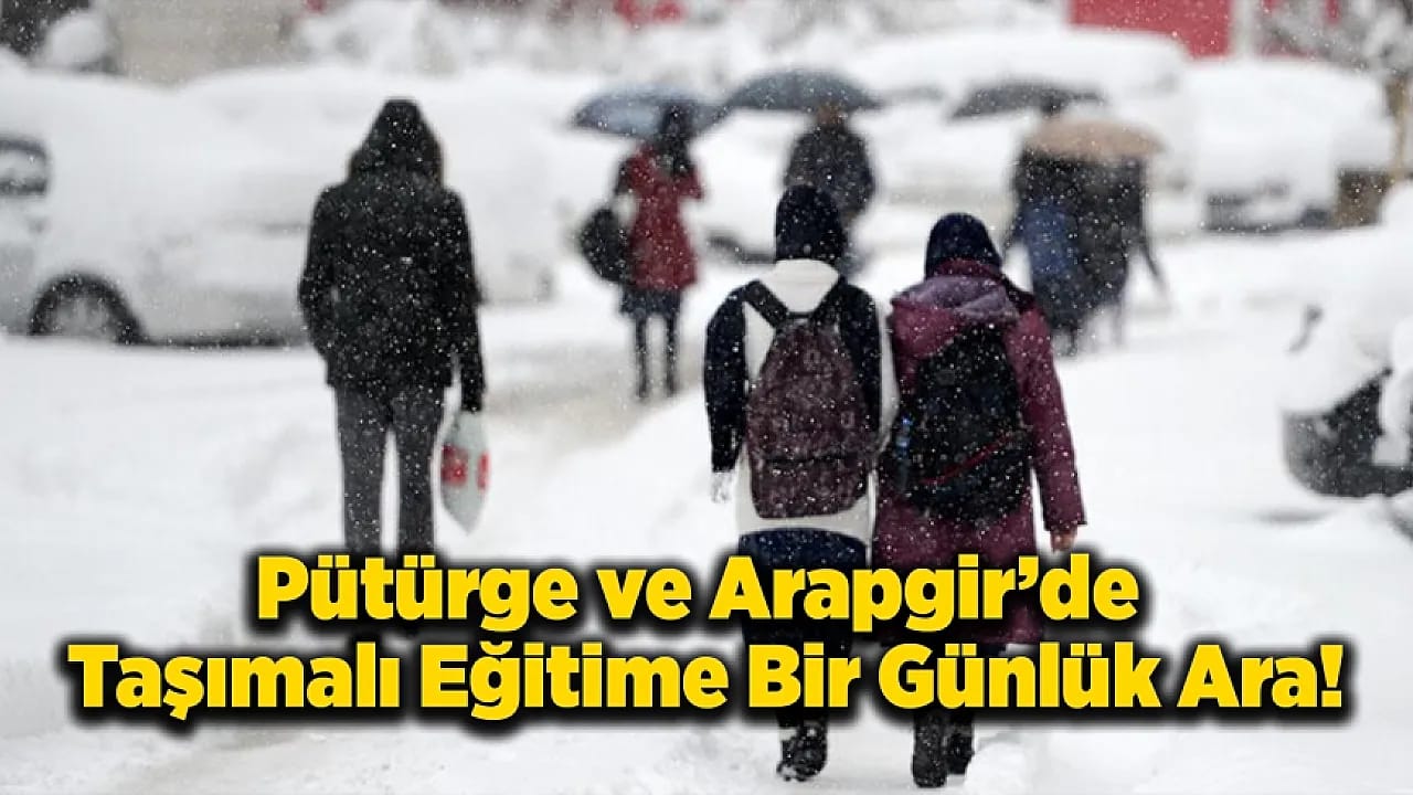 Pütürge ve Arapgir'de Eğitime Kar Engeli