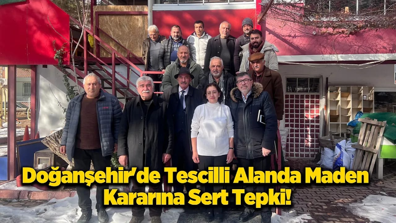 Doğanşehir Halkı Maden İznine Karşı Ayaklandı!