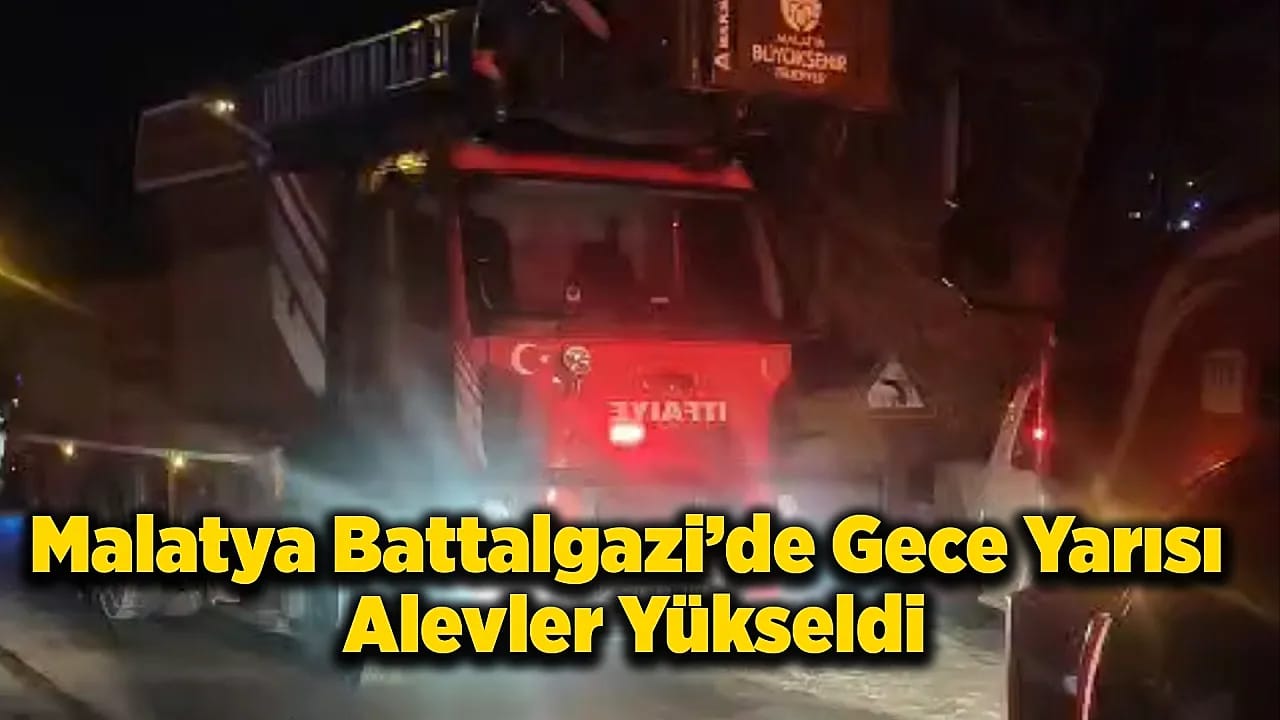 Malatya'da Ev Yangını: Kadın Kurtarıldı