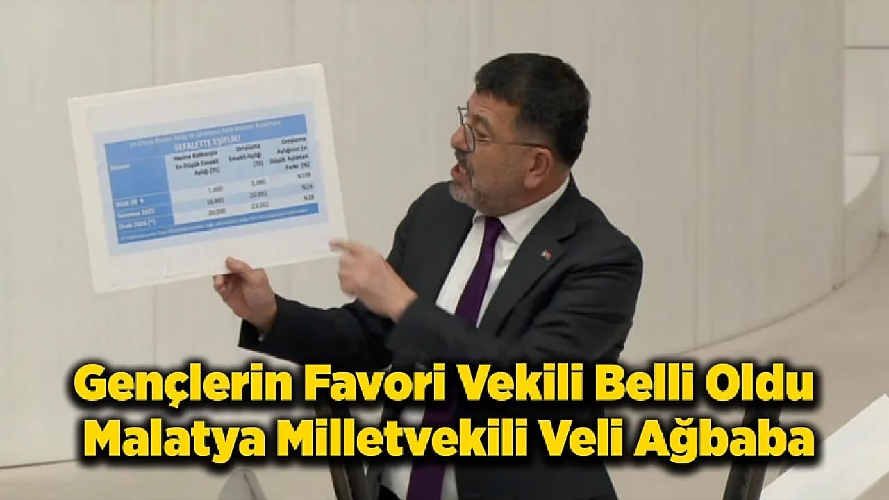 Gençlerin Favori Vekili Belli Oldu: Zirvede Malatya Milletvekili Veli Ağbaba Var