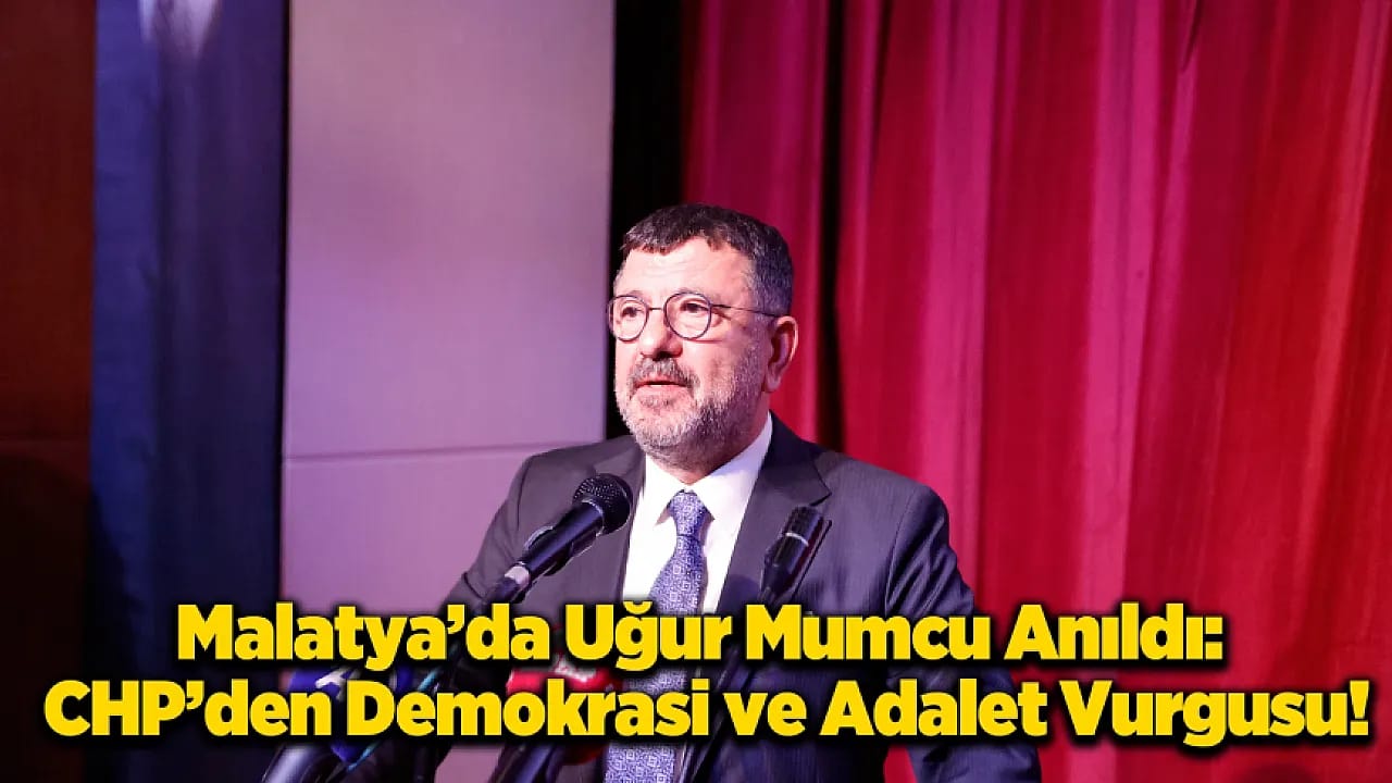 Malatya'da Uğur Mumcu Anısına CHP Paneli Düzenlendi!
