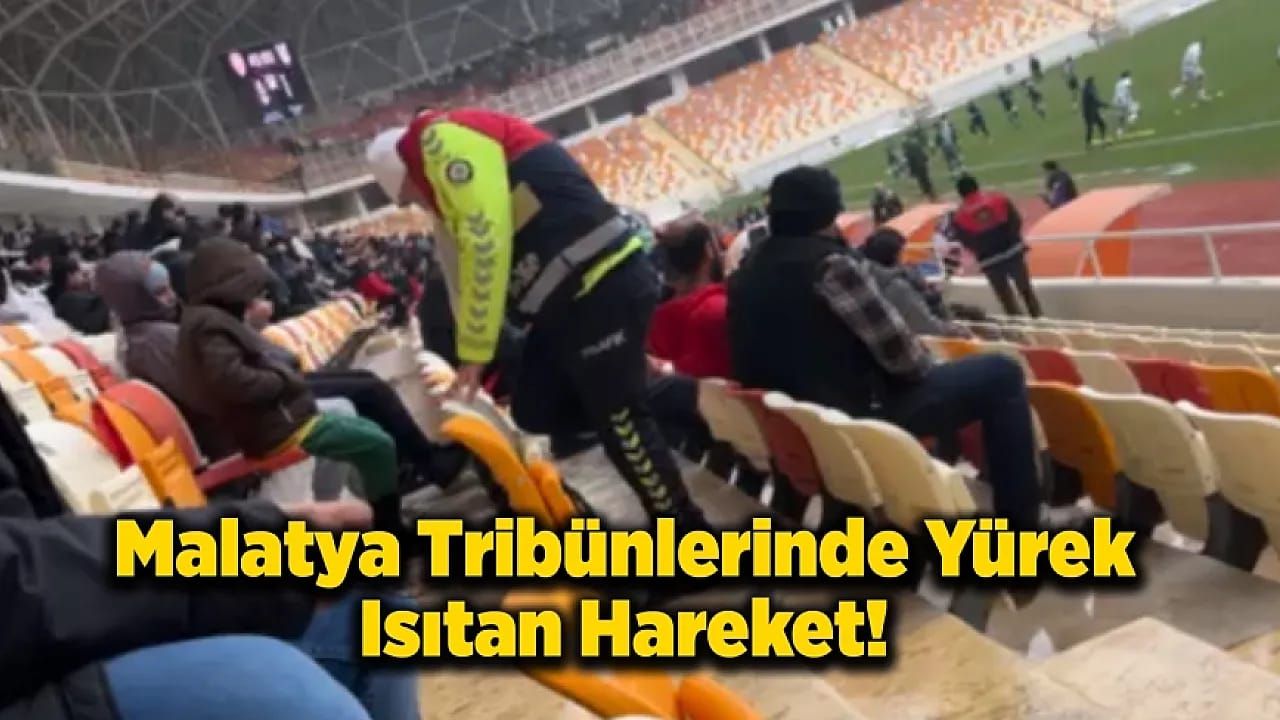 Malatya'da Küçük Taraftara Polisten Büyük Destek