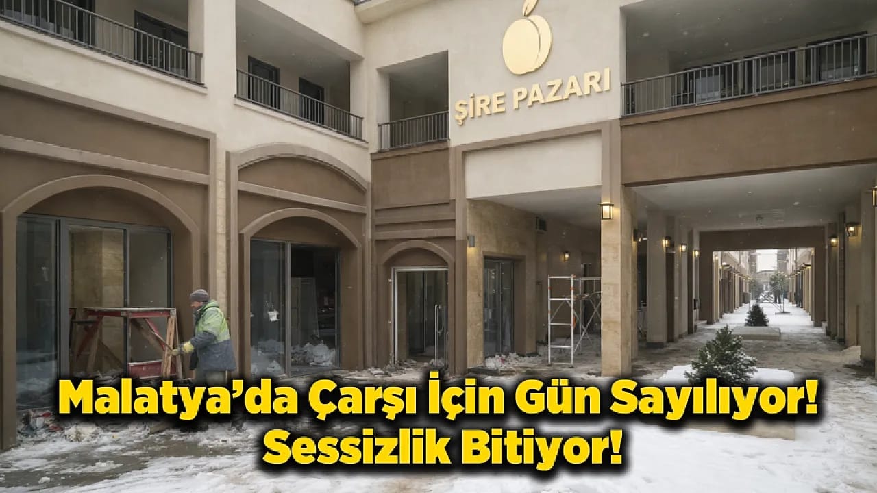 Malatya'nın Yeni Çarşısında Tadilat Başladı! İşte Yeni Hali...