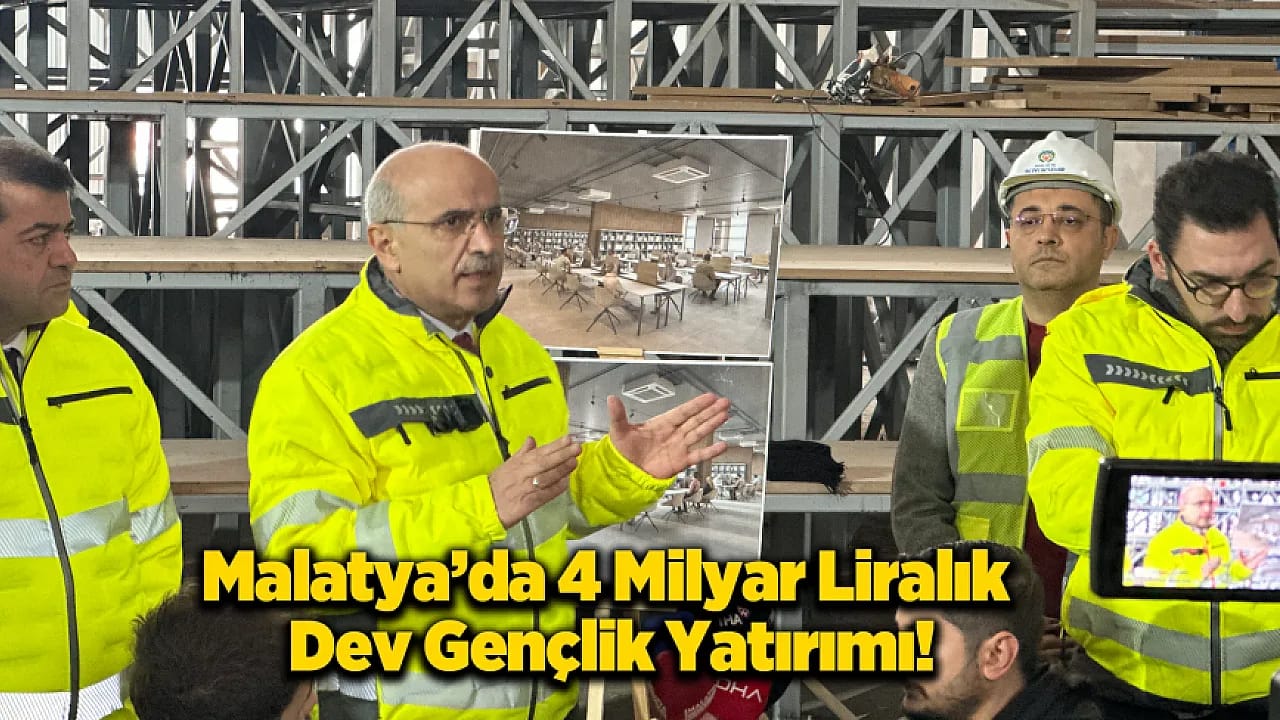 Başkan Sami Er Müjdeyi Verdi! Malatya'ya Bölgenin En Büyük Kütüphanesi Geliyor