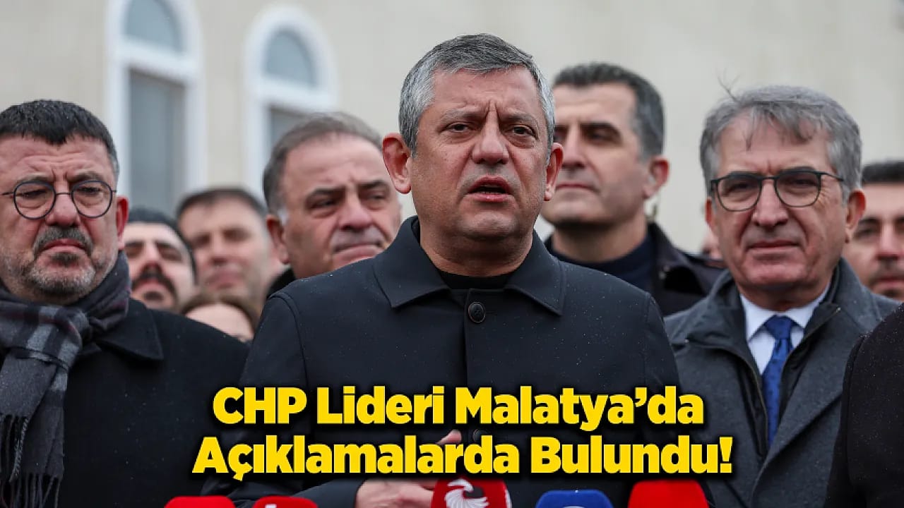 Özgür Özel Malatya'dan Rakam Vererek Seslendi!
