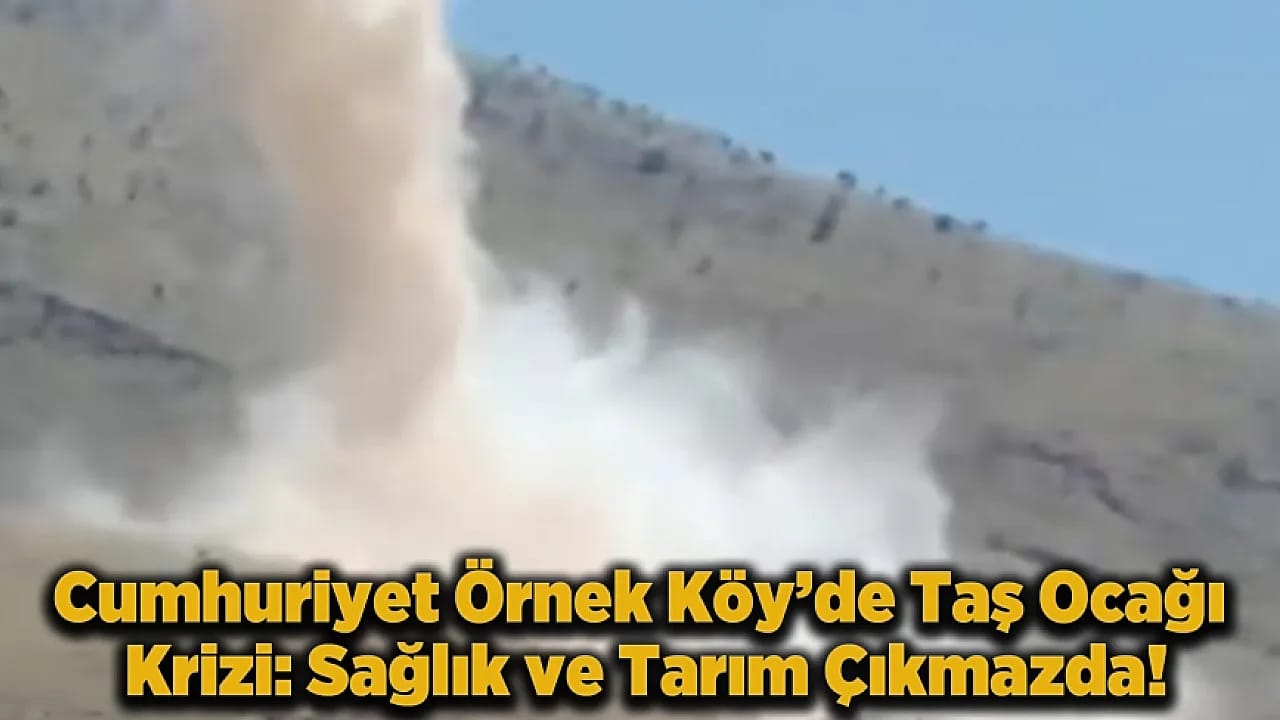 Malatya'da Organik Tarım Alarmı: Köylüler Taş Ocaklarına Karşı Ses Yükseltiyor