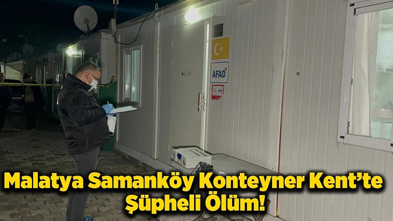 Samanköy Konteyner Kent'te 62 Yaşındaki Adam Ölü Bulundu