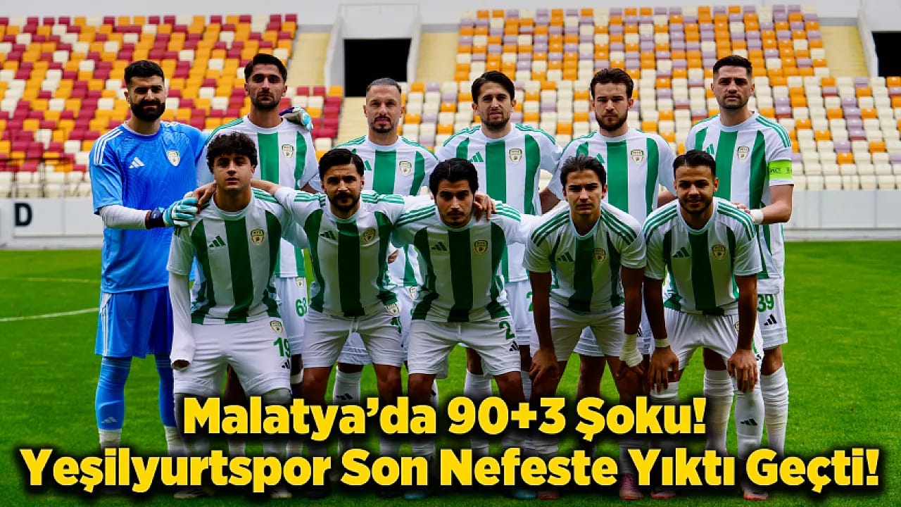 88'de Oyuna Girdi, 90+3'te Fişi Çekti: Yeşilyurtspor Seriyi Bozmadı