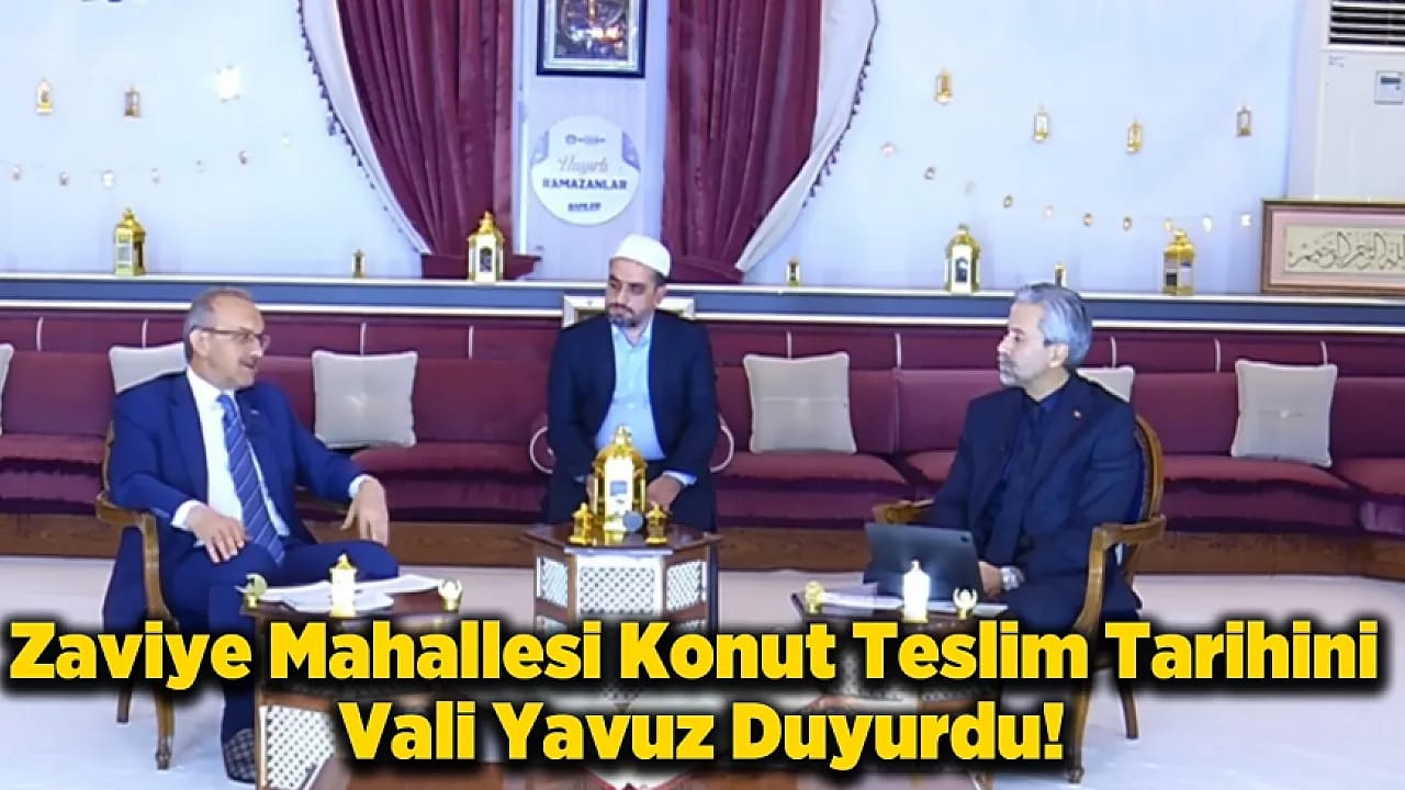 Zaviye Mahallesi'nde Anahtar Teslimi Başlıyor