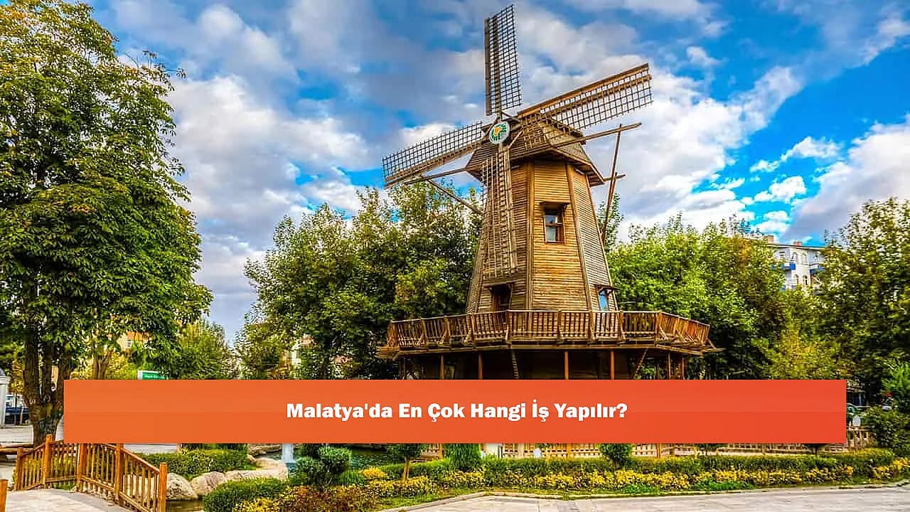 Malatya'da En Çok Hangi İş Yapılır?