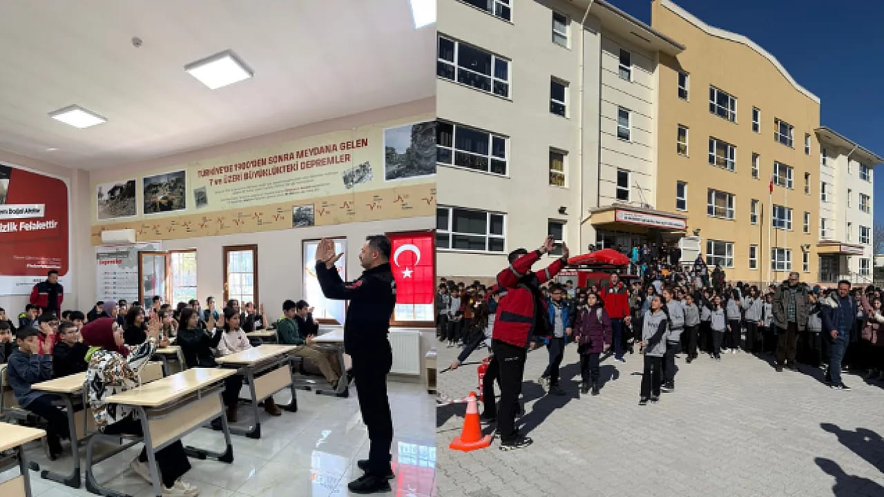 Malatya'da Okullarda Afet Mesaisi: 950 Öğrenciye Uygulamalı Eğitim!