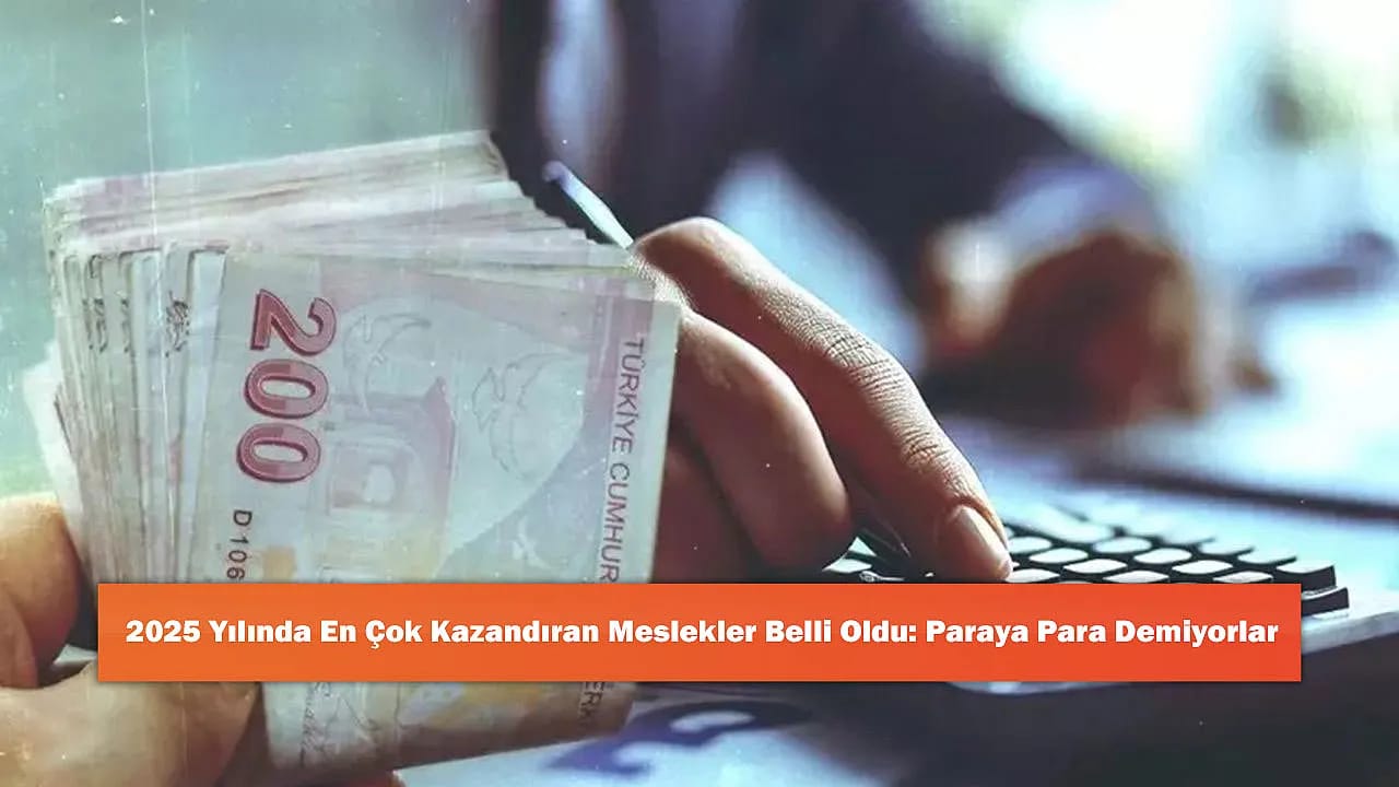 2025 Yılında En Çok Kazandıran Meslekler Belli Oldu: Paraya Para Demiyorlar
