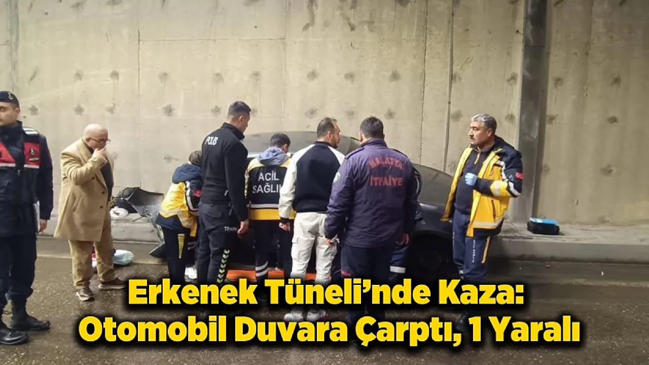 Malatya-Adıyaman Yolunda Korkutan Kaza!