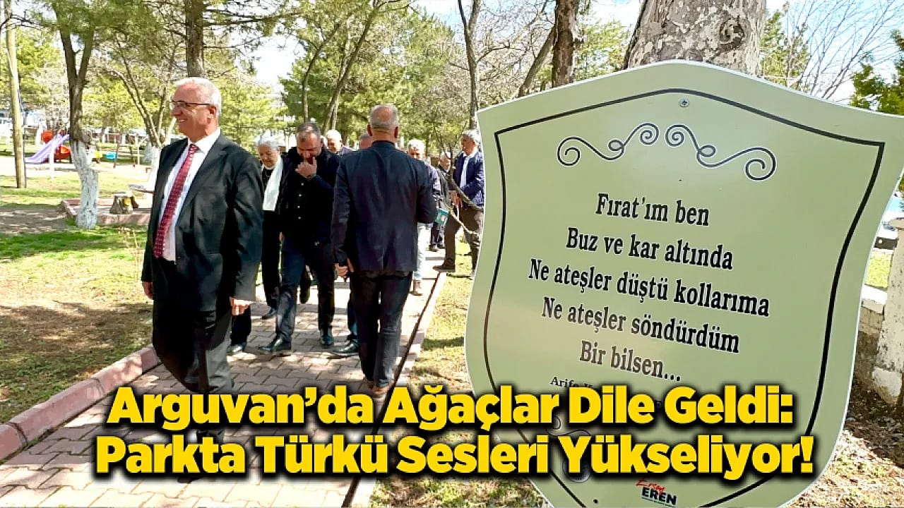 Malatya'da Ozanların Sözleri Ağaçlara Asıldı!