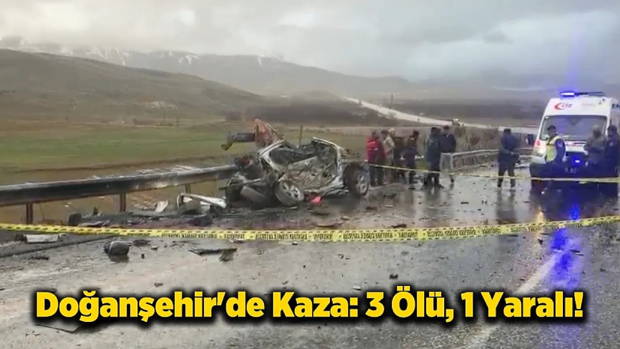 Malatya'da Otomobil Tırla Çarpıştı: 3 Kişi Hayatını Kaybetti 1 Kişi Yaralandı!