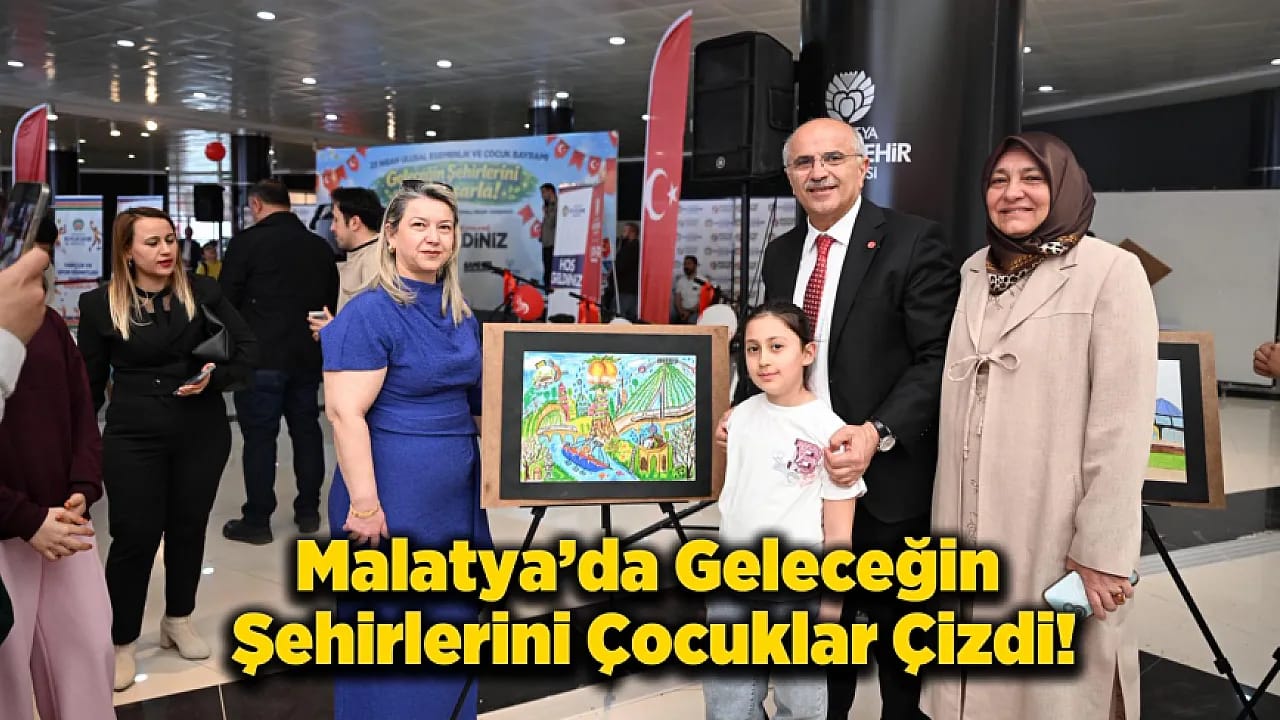 Malatya'nın Mimarı Çocuklar Oldu! Sıfır Atık Şehirler Resimlerle Canlandı