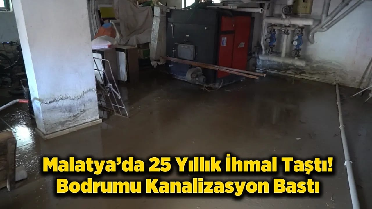 Malatya'da Her Yağmurda Bodrumu Su Basıyor! Vatandaş İsyanda