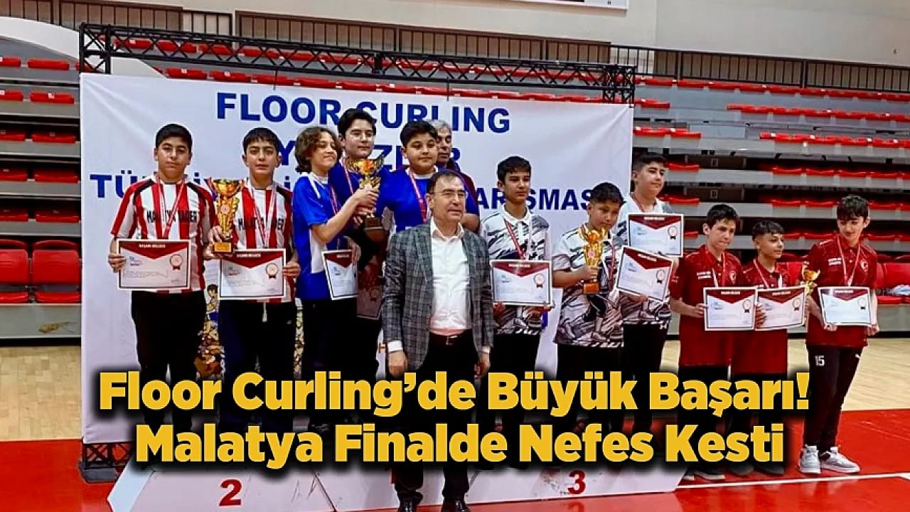 Floor Curling'de Malatya Rüzgarı! Türkiye İkincisi Oldular