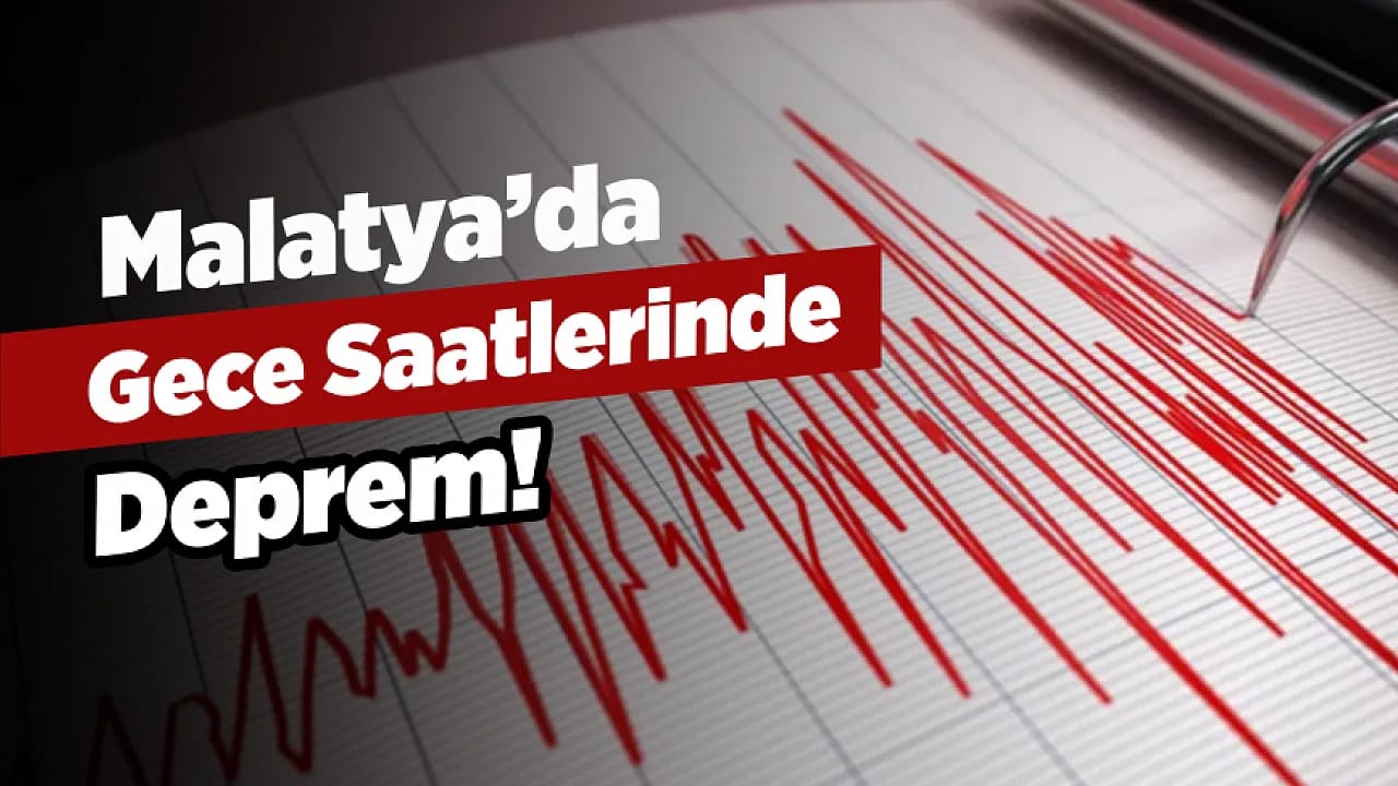 Malatya'da 3.5 Büyüklüğünde Deprem Meydana Geldi!