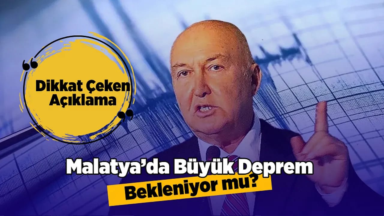 Malatya'da Büyük Deprem Olur mu? Ercan'dan Net Mesaj