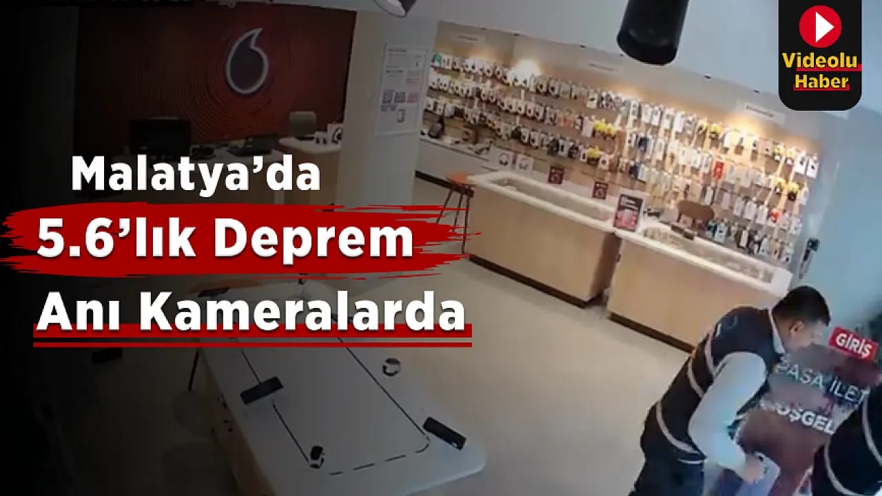Malatya Depreminde Korku Dolu Dakikalar Saniye Saniye Kaydedildi!