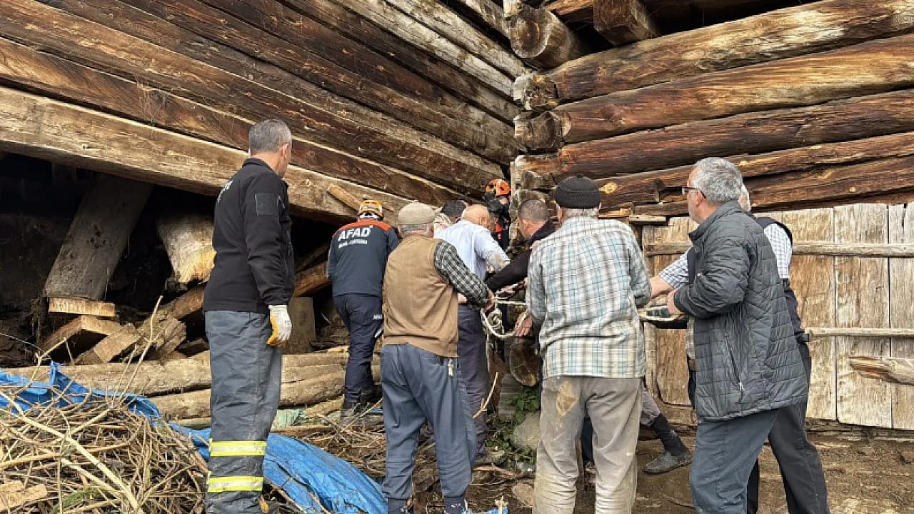 Kastamonu'da Ahır Faciası! Enkaz Altında Kalan Kadın Hayatını Kaybetti