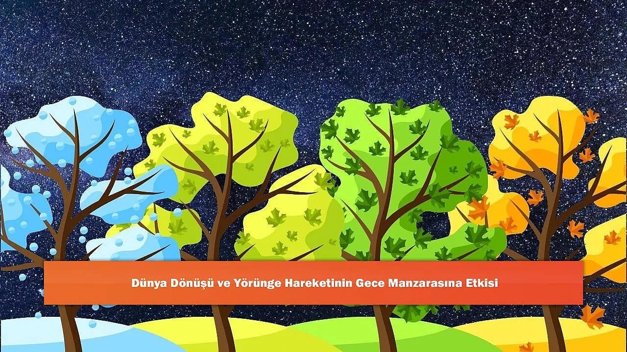 Dünya Dönüşü ve Yörünge Hareketinin Gece Manzarasına Etkisi