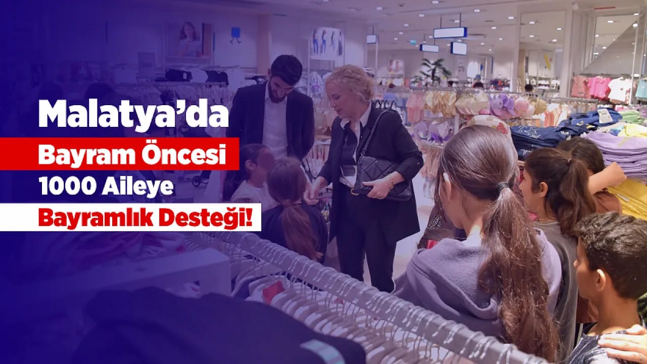 Malatya'da Bayram Hazırlığı! 1000 Çocuğa Bayramlık Kartı Dağıtıldı