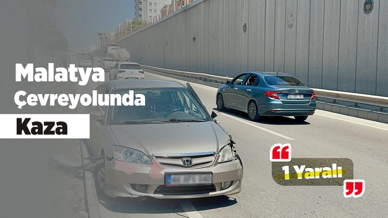 Malatya'da Kamyon ile Otomobil Çarpıştı!