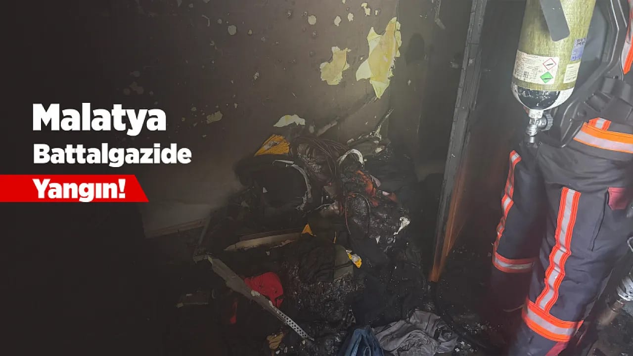 Malatya'da Konutta Yangın! Can Kaybı Yaşanmadı