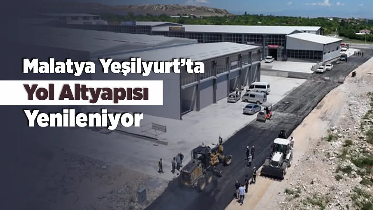 Malatya Babuktu Mevkii'nde Yol Mesaisi Devam Ediyor!