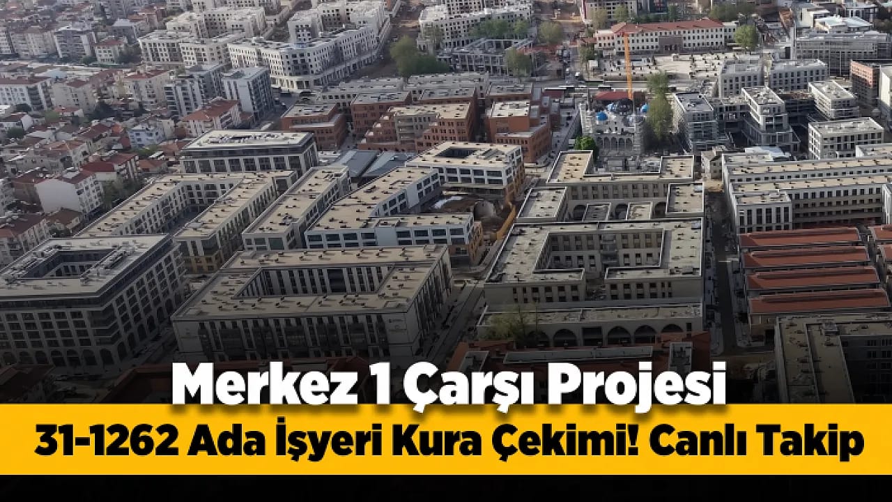Malatya'da Merkez 1 Çarşı Projesi Kura Heyecanı! Canlı Takip