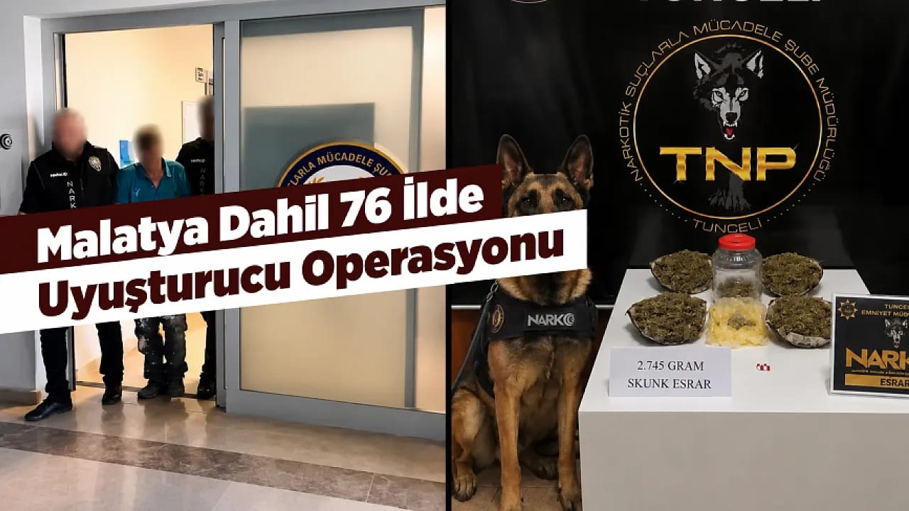 Malatya'nında Aralarında Olduğu 76 İlde Yapılan Baskında Bin 926 Kişi Gözaltına Alındı!