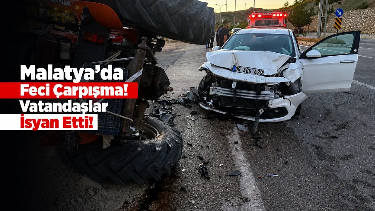 Malatya'da Aynı Kavşakta Bir Kaza Daha! Vatandaşlardan Yetkililere Çağrı