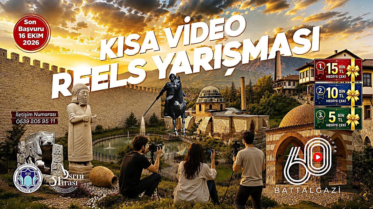 Battalgazi'nin Tarihini ve Kültürünü Anlatan Videolara Ödül! Başvurular Başladı