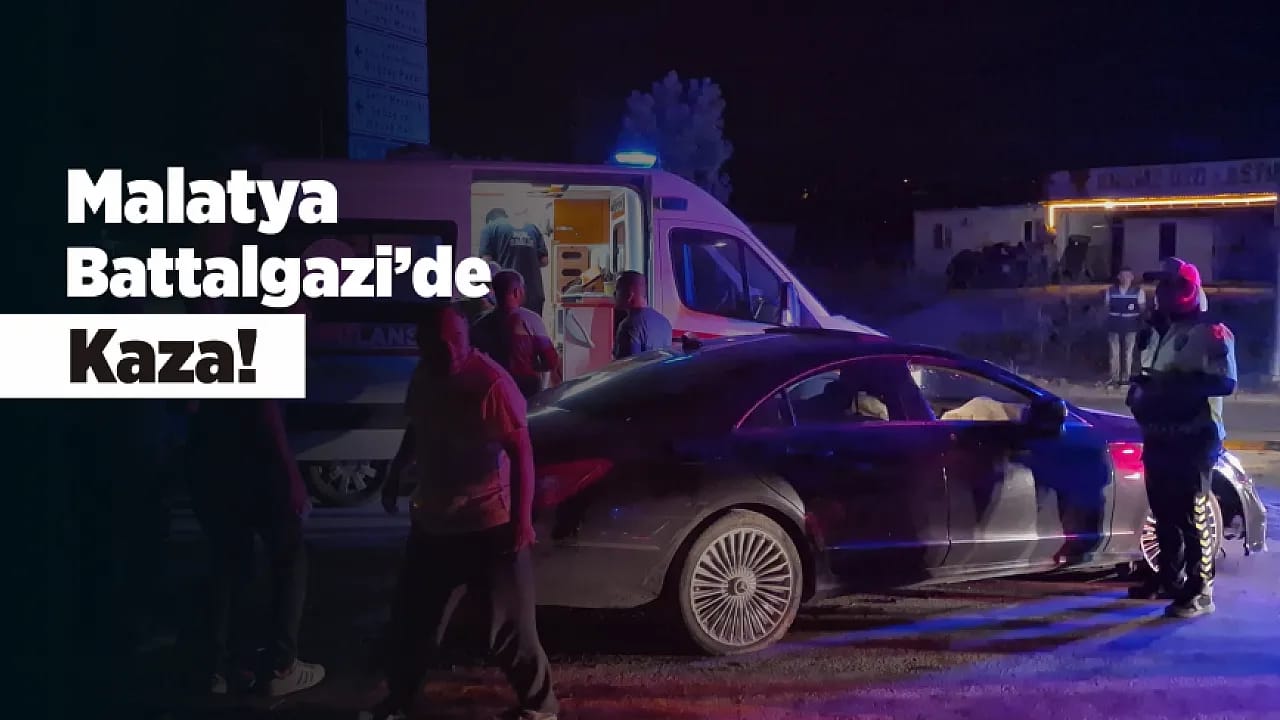 Malatya'da Virajı Alamayan Otomobil Karşı Şeride Geçti! Yaralılar Var